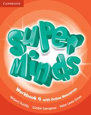 Рабочая тетрадь Super Minds 4 Workbook with Online Resources