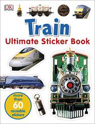 Книга с наклейками Ultimate Sticker Book: Train-УЦІНКА