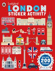 Книга з наклейками Ladybird London: Sticker Activity-УЦІНКА