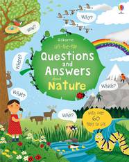 Книга с окошками Lift-The-Flap Questions and Answers about Nature
