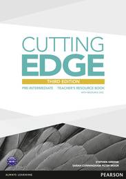 Книга для учителя Cutting Edge 3rd ed Pre-Intermediate Teacher Resourse Book with Resourse Disc