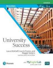 Учебник University Success Reading Advanced Student's book with MyEnglishLab