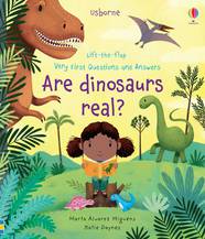 Книга с окошками Very First Questions and Answers: Are Dinosaurs Real?
