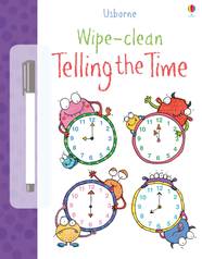 Книга пиши-стирай Wipe-clean Telling the Time-УЦІНКА