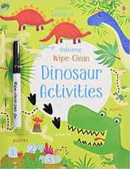 Книга пиши-стирай Wipe-Clean Dinosaur Activities-УЦІНКА