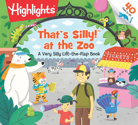 Книга с окошками That's Silly at the Zoo