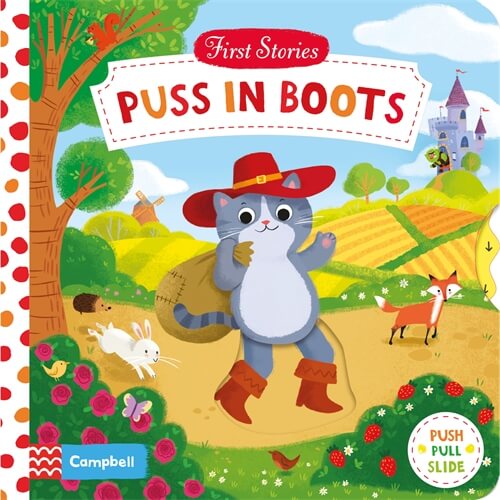 Книга с движущимися элементами First Stories: Puss in Boots